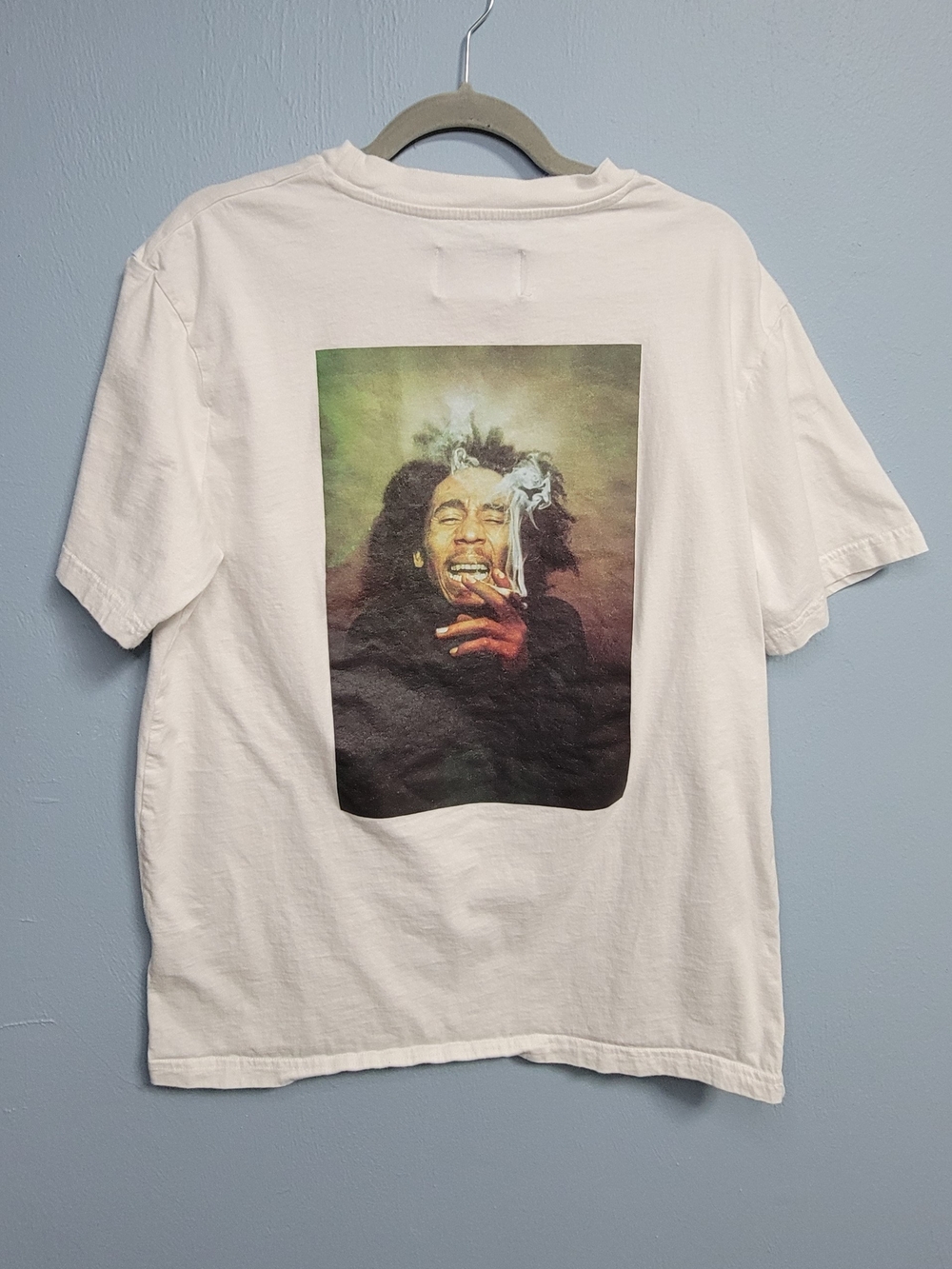 Mens Officially Licensed Bob Marley Shoe Palace Short Sleeve T-Shirt - Size L